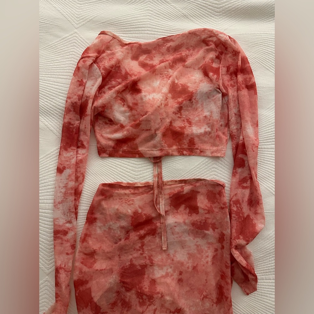 Pink Tie-Dye Swimsuit Cover Up - Picture 6 of 6